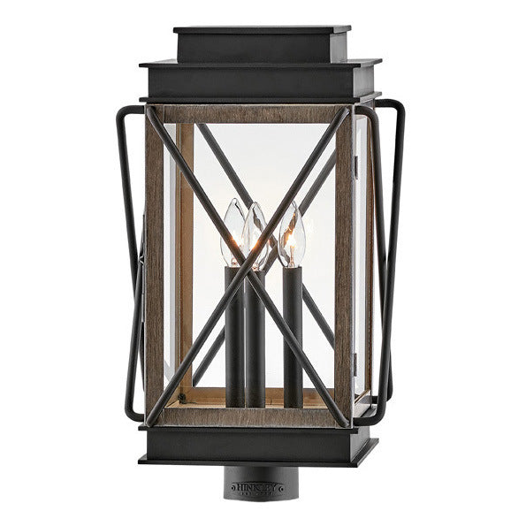 Hinkley - 11191BK - LED Post Top or Pier Mount Lantern - Montecito - Black
