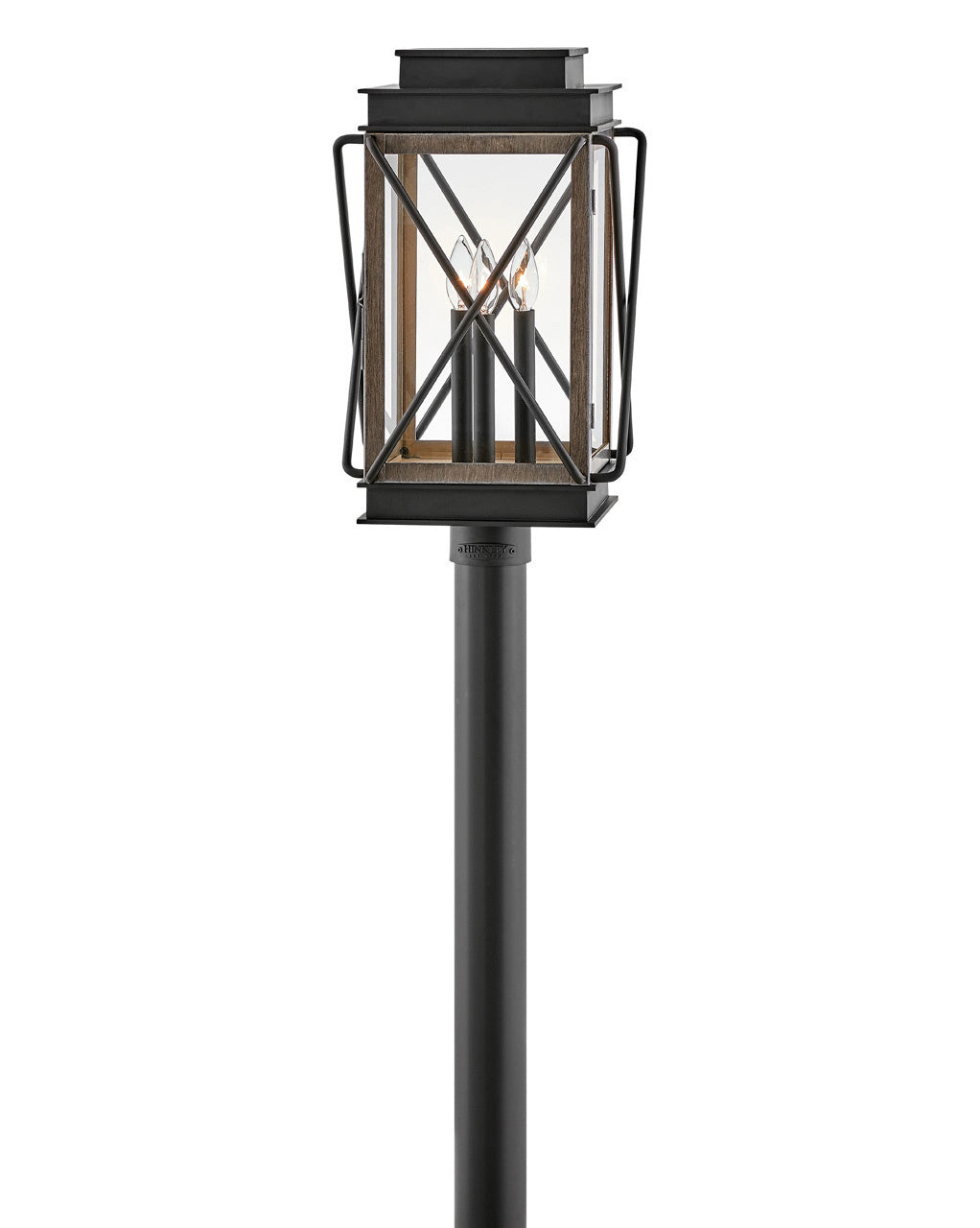 Hinkley - 11191BK - LED Post Top or Pier Mount Lantern - Montecito - Black