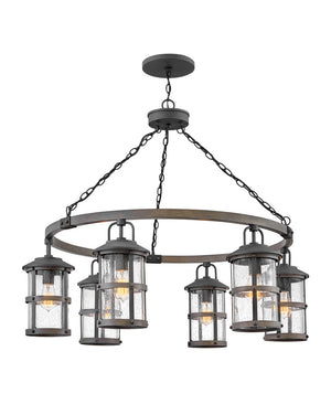 Hinkley - 2689DZ-LL - LED Chandelier - Lakehouse - Aged Zinc