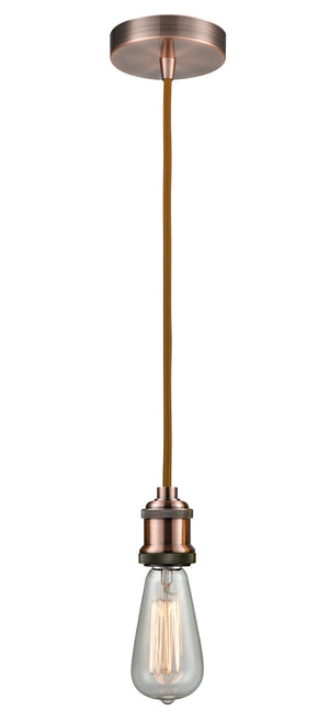 Innovations - 100AC-10CR-1AC - One Light Mini Pendant - Edison - Antique Copper