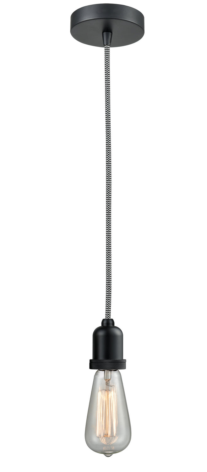 Innovations - 100BK-10BW-0BK - One Light Mini Pendant - Whitney - Matte Black