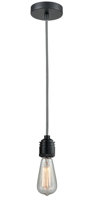 Innovations - 100BK-10BW-2BK - One Light Mini Pendant - Winchester - Matte Black