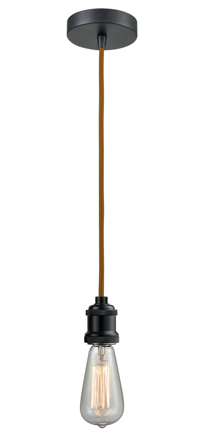 Innovations - 100BK-10CR-1BK - One Light Mini Pendant - Edison - Matte Black