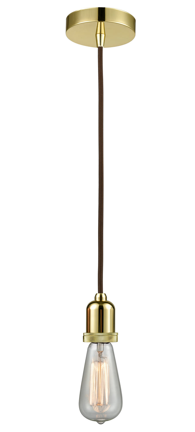 Innovations - 100GD-10BR-0GD - One Light Mini Pendant - Whitney - Gold