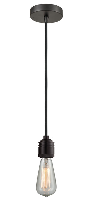 Innovations - 100OB-10BK-2OB - One Light Mini Pendant - Winchester - Oil Rubbed Bronze