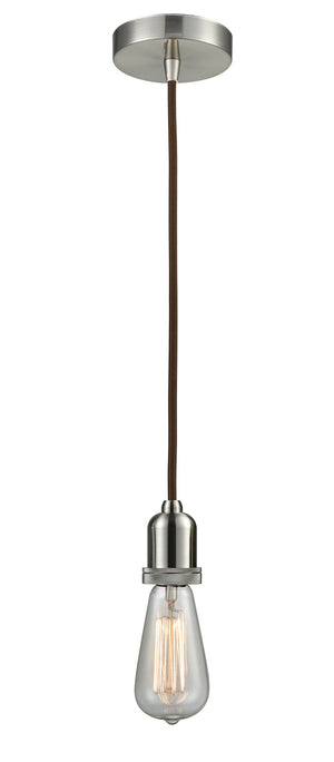 Innovations - 100SN-10BR-0SN - One Light Mini Pendant - Whitney - Satin Nickel