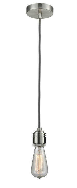 Innovations - 100SN-10GY-2SN - One Light Mini Pendant - Winchester - Satin Nickel