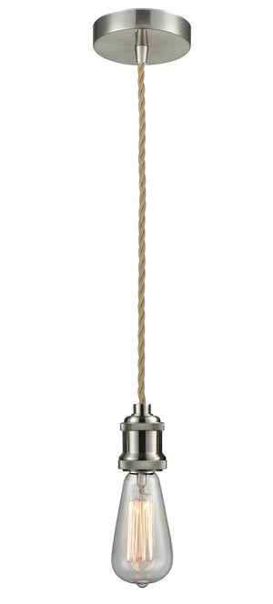 Innovations - 100SN-10RE-1SN - One Light Mini Pendant - Edison - Satin Nickel