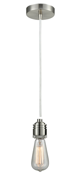 Innovations - 100SN-10W-2SN - One Light Mini Pendant - Winchester - Satin Nickel