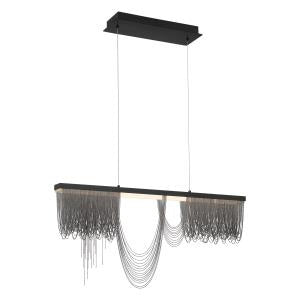 Eurofase - 39283-023 - LED Chandelier - Tenda - Painted Brushed Black