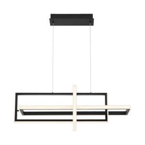 Eurofase - 39323-019 - BORDO-CHD-3LT-38IN-BK-WH - BORDO - Black