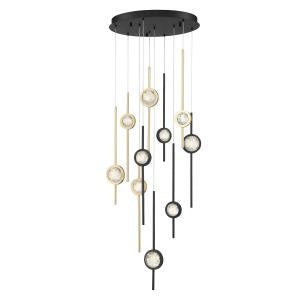 Eurofase - 39464-033 - BARLETTA-CHD-10LT-24IN-GBM - BARLETTA - Gold-Black