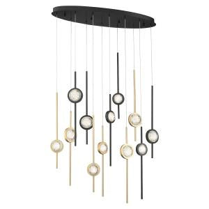 Eurofase - 39466-037 - BARLETTA-CHD-12LT-38IN-GBM - BARLETTA - Gold-Black