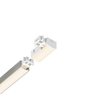 Dals - LINU12-ACC-L-RIGHT - LED Ultra Slim Linear Connector - White