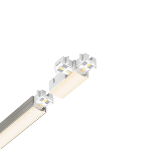 Dals - LINU12-ACC-T-RIGHT - LED Ultra Slim Linear Connector - White