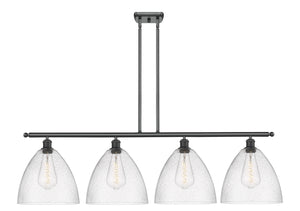 Innovations - 516-4I-BK-GBD-124 - Four Light Island Pendant - Ballston - Matte Black