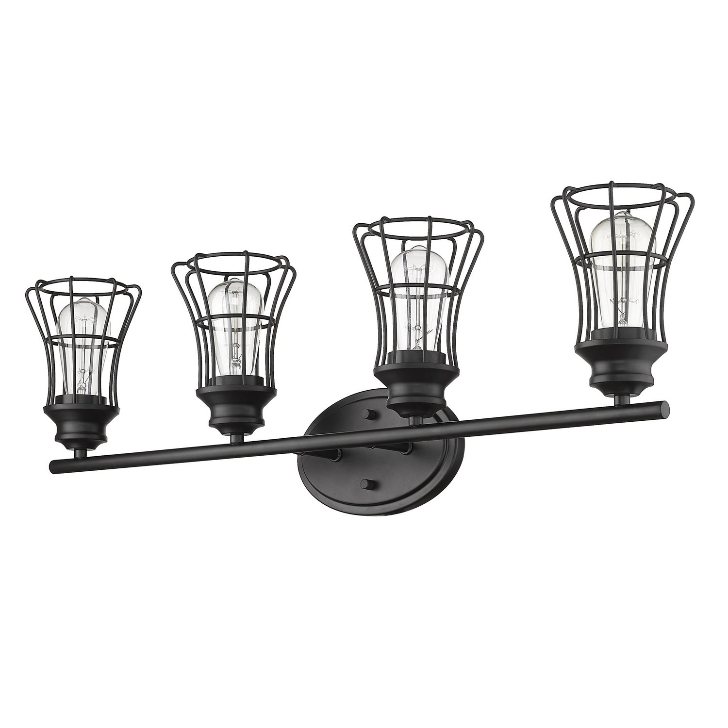 Acclaim Lighting - IN41283BK - Four Light Vanity - Piers - Matte Black