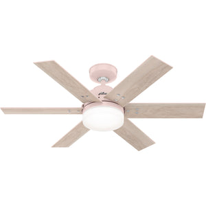 Hunter - 51207 - 44" Ceiling Fan - Pacer - Blush Pink