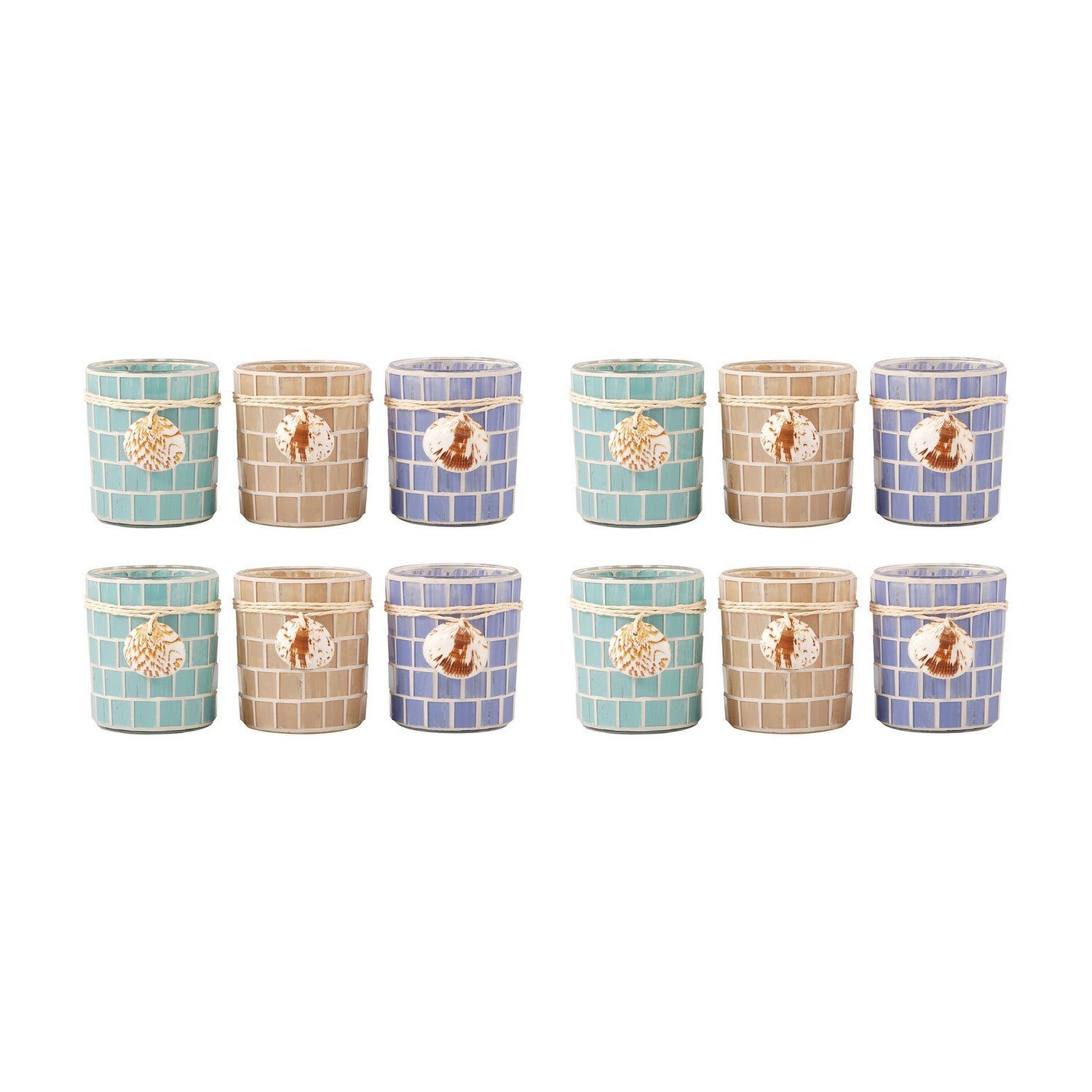 ELK Home - 394423/S4 - Votives (4 Sets Of 3) - Champagne