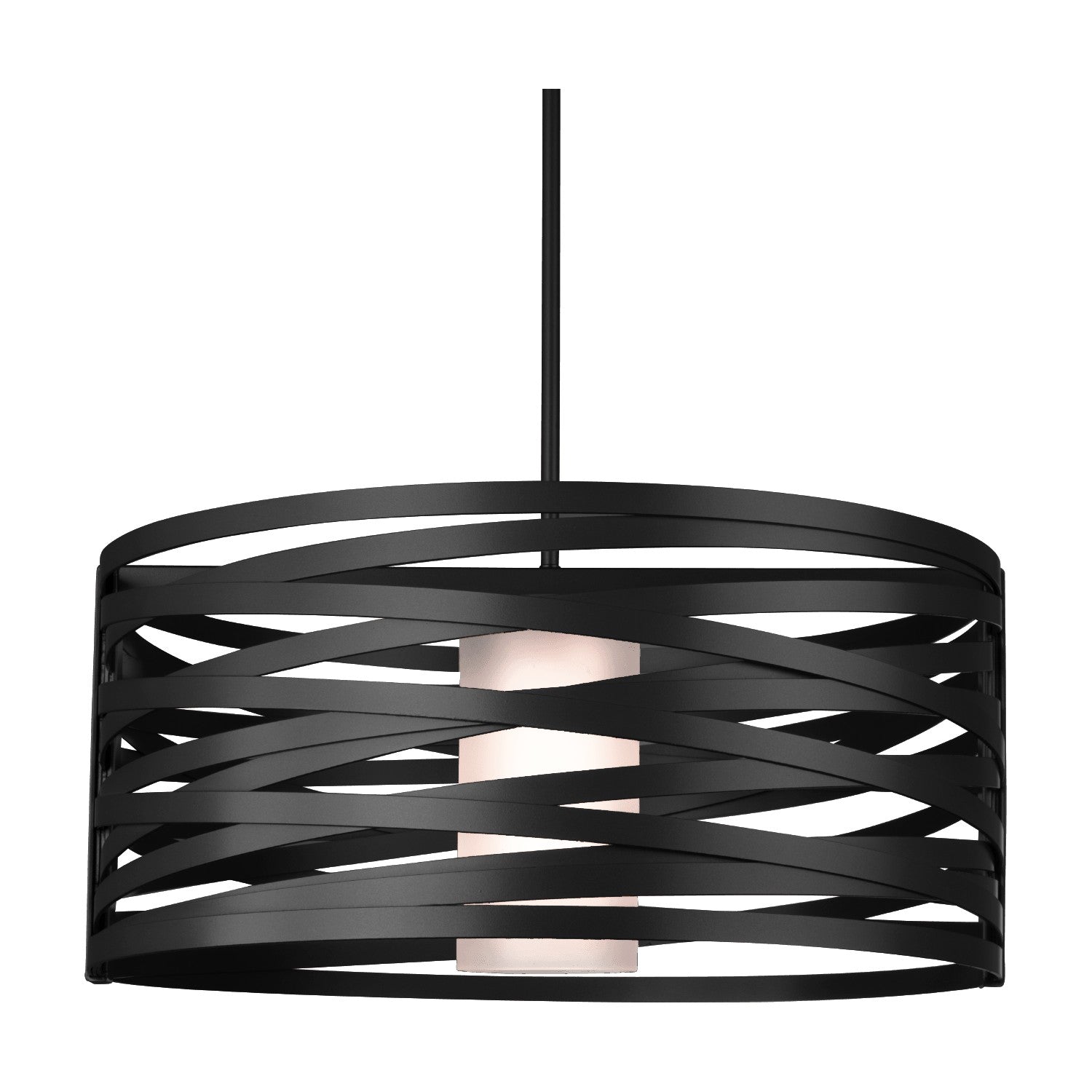 Hammerton Studio - CHB0013-24-MB-F-001-E2 - Pendant - Tempest - Matte Black