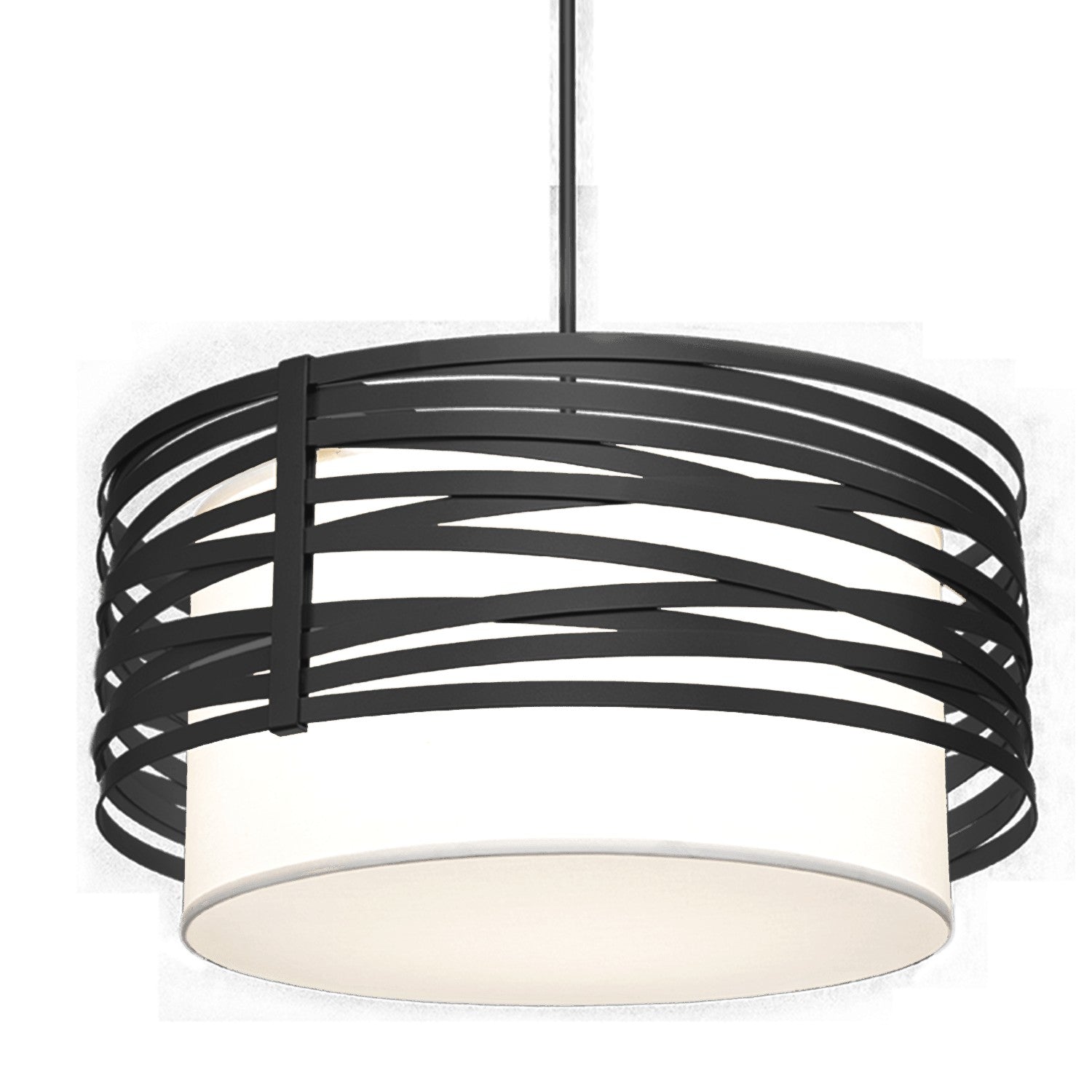 Hammerton Studio - CHB0013-24-MB-SH-001-E2 - Pendant - Tempest - Matte Black