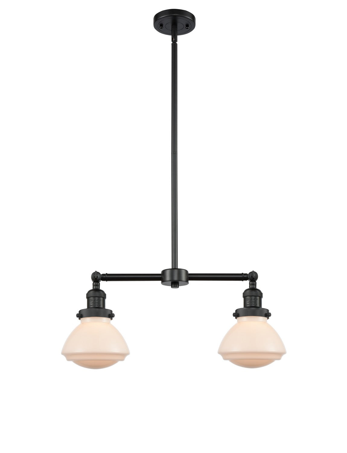 Innovations - 209-BK-G321-LED - LED Island Pendant - Franklin Restoration - Matte Black