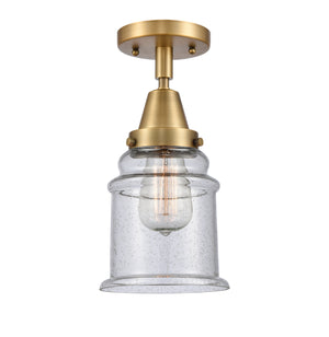 Innovations - 447-1C-BB-G184-LED - LED Flush Mount - Caden - Brushed Brass