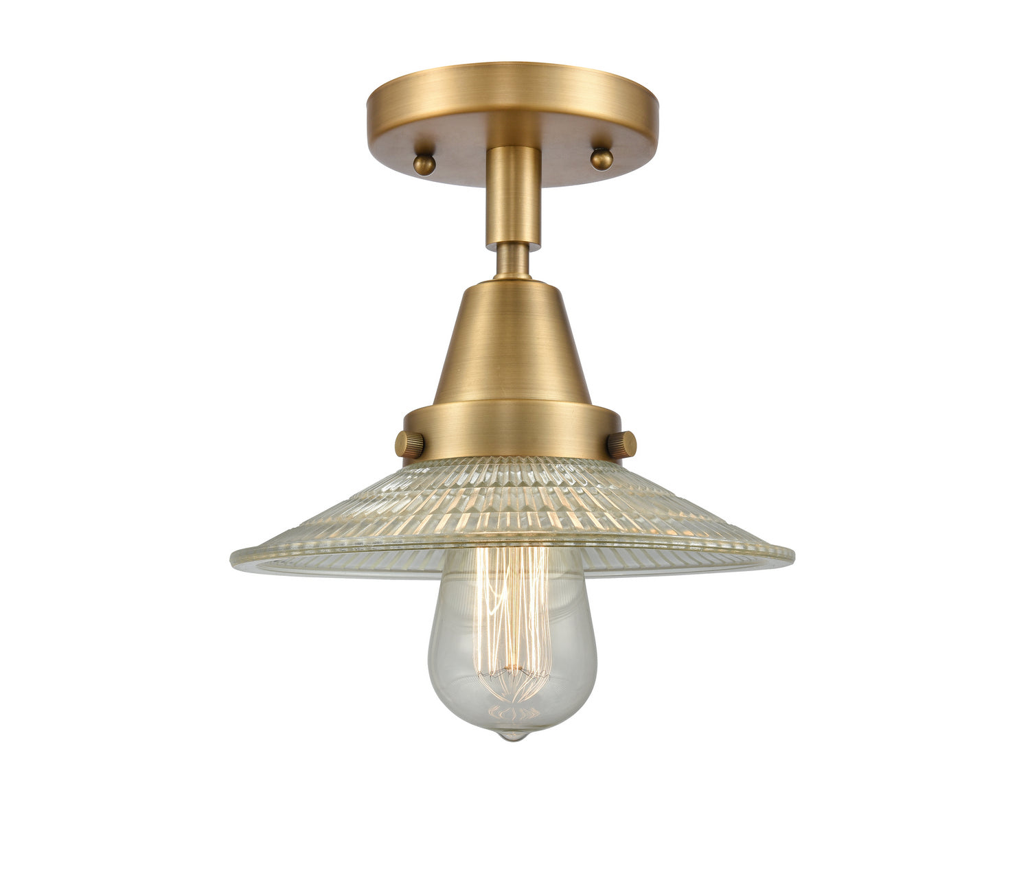 Innovations - 447-1C-BB-G2-LED - LED Flush Mount - Caden - Brushed Brass