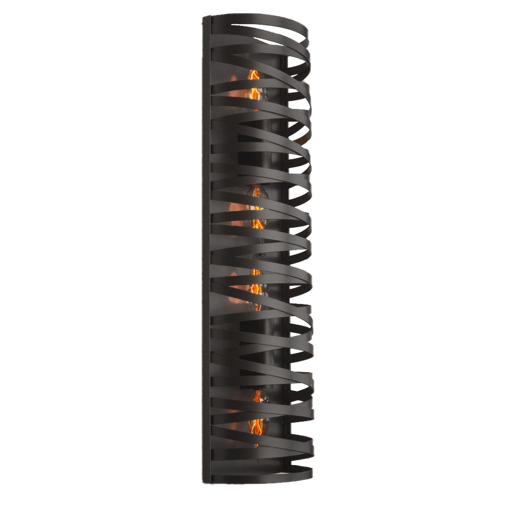 Hammerton Studio - CSB0013-24-MB-0-E2 - Wall Sconce - Tempest - Matte Black