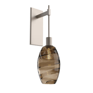 Hammerton Studio - IDB0035-24-BS-OB-E2 - One Light Wall Sconce - Ellisse - Beige Silver