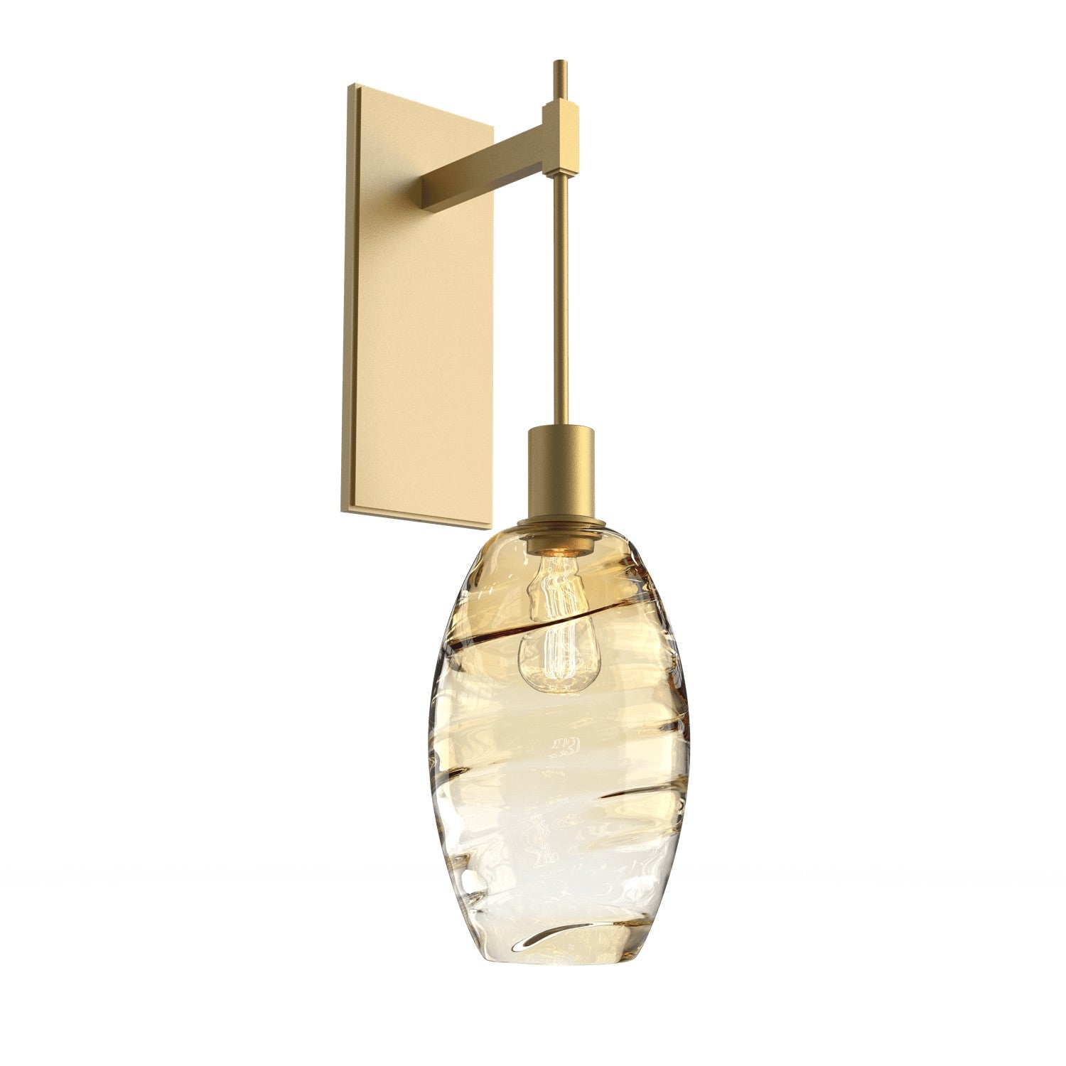 Hammerton Studio - IDB0035-24-GB-OA-E2 - One Light Wall Sconce - Ellisse - Gilded Brass