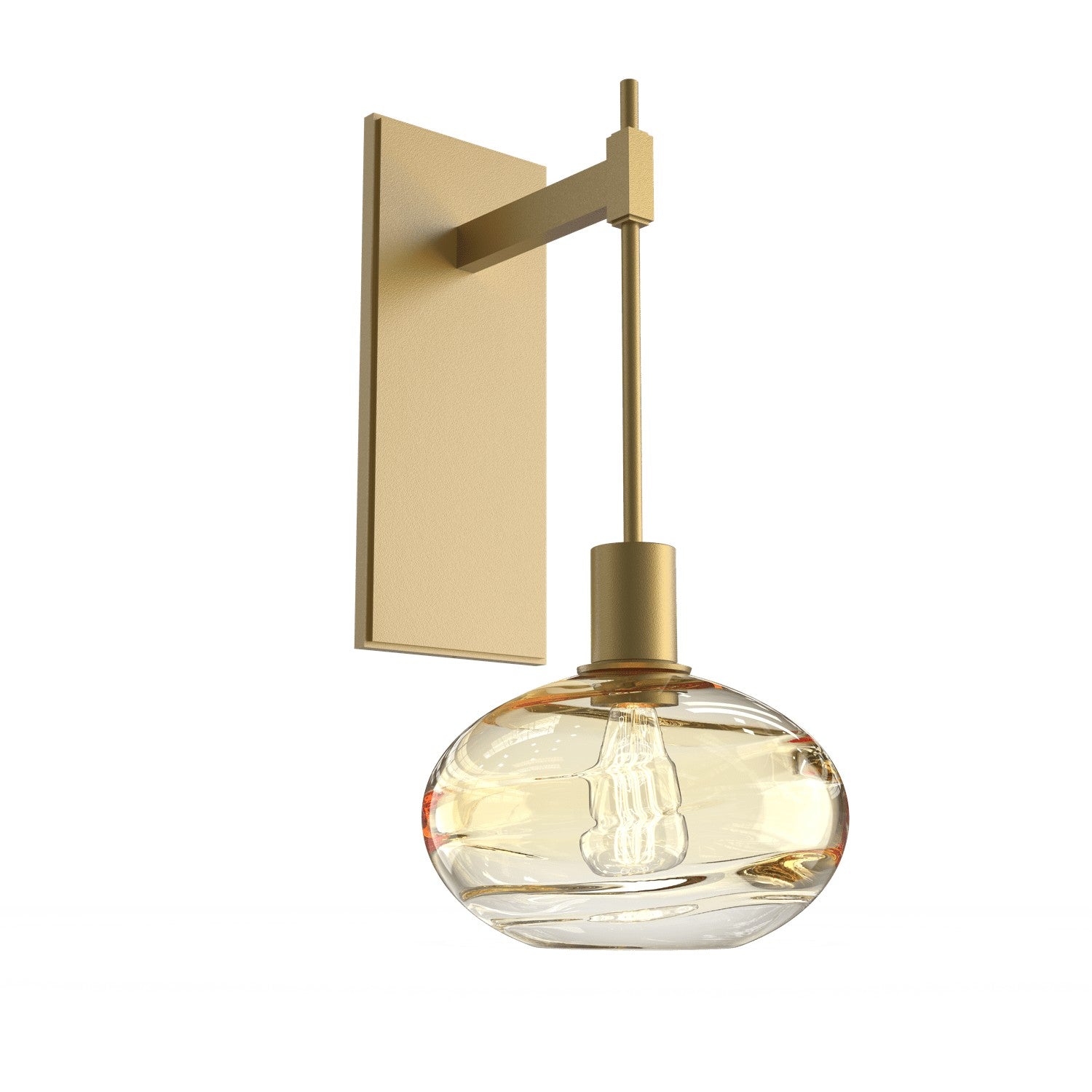 Hammerton Studio - IDB0036-18-GB-OA-E2 - One Light Wall Sconce - Coppa - Gilded Brass