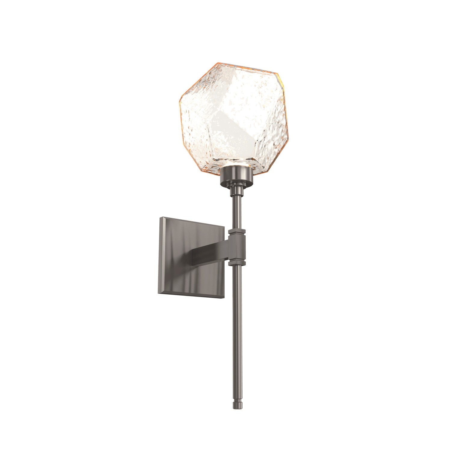 Hammerton Studio - IDB0039-08-GM-A-L1 - LED Wall Sconce - Gem - Gunmetal