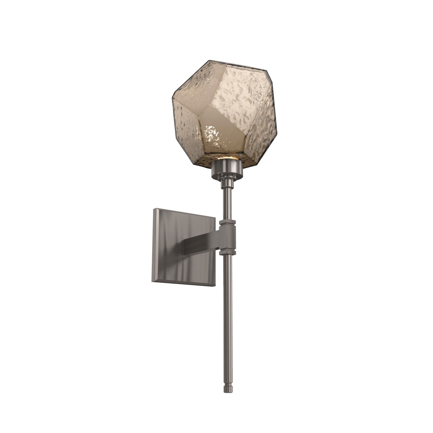 Hammerton Studio - IDB0039-08-GM-B-L1 - LED Wall Sconce - Gem - Gunmetal