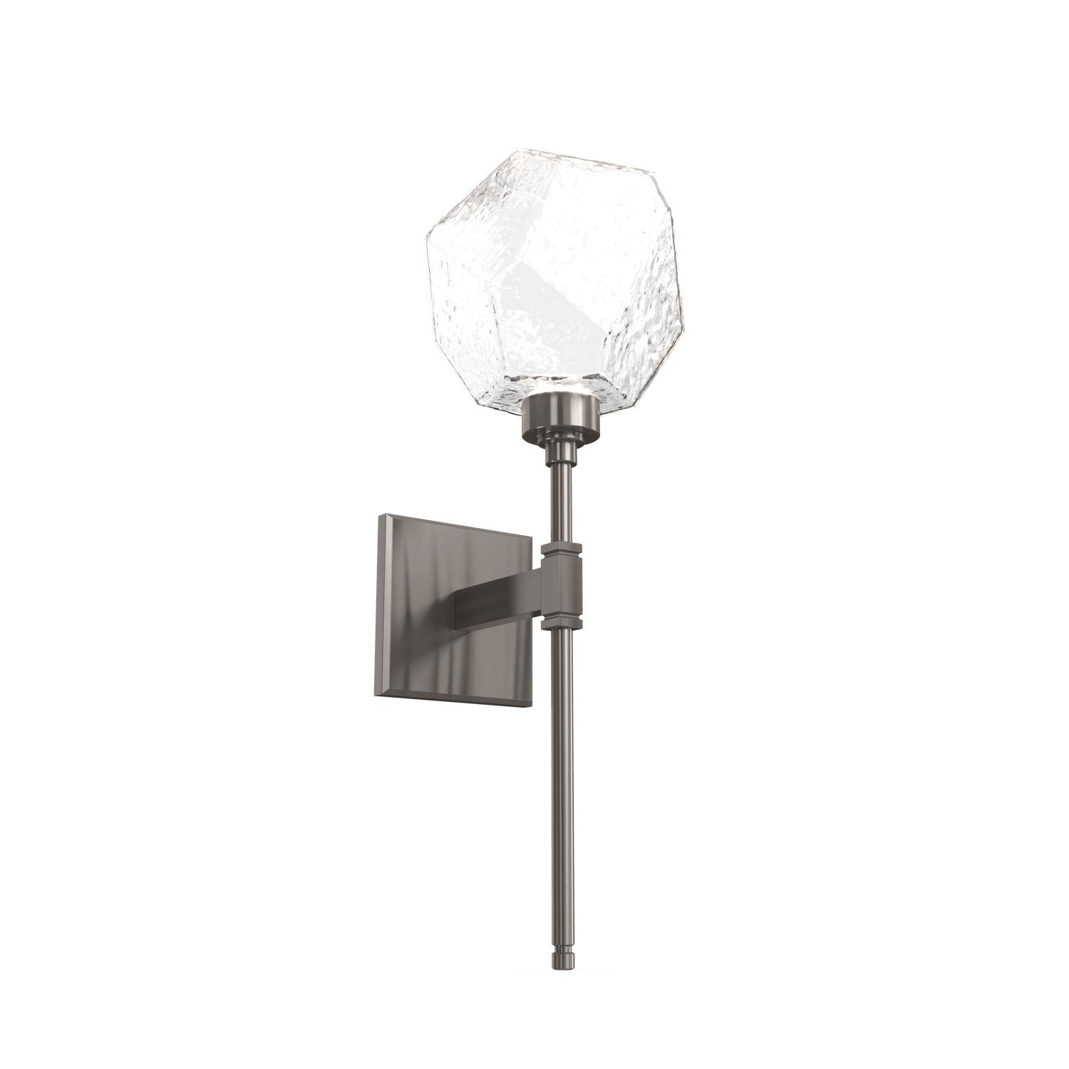 Hammerton Studio - IDB0039-08-GM-C-L1 - LED Wall Sconce - Gem - Gunmetal