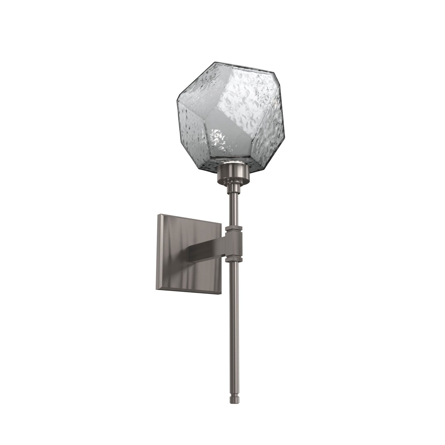 Hammerton Studio - IDB0039-08-GM-S-L1 - LED Wall Sconce - Gem - Gunmetal