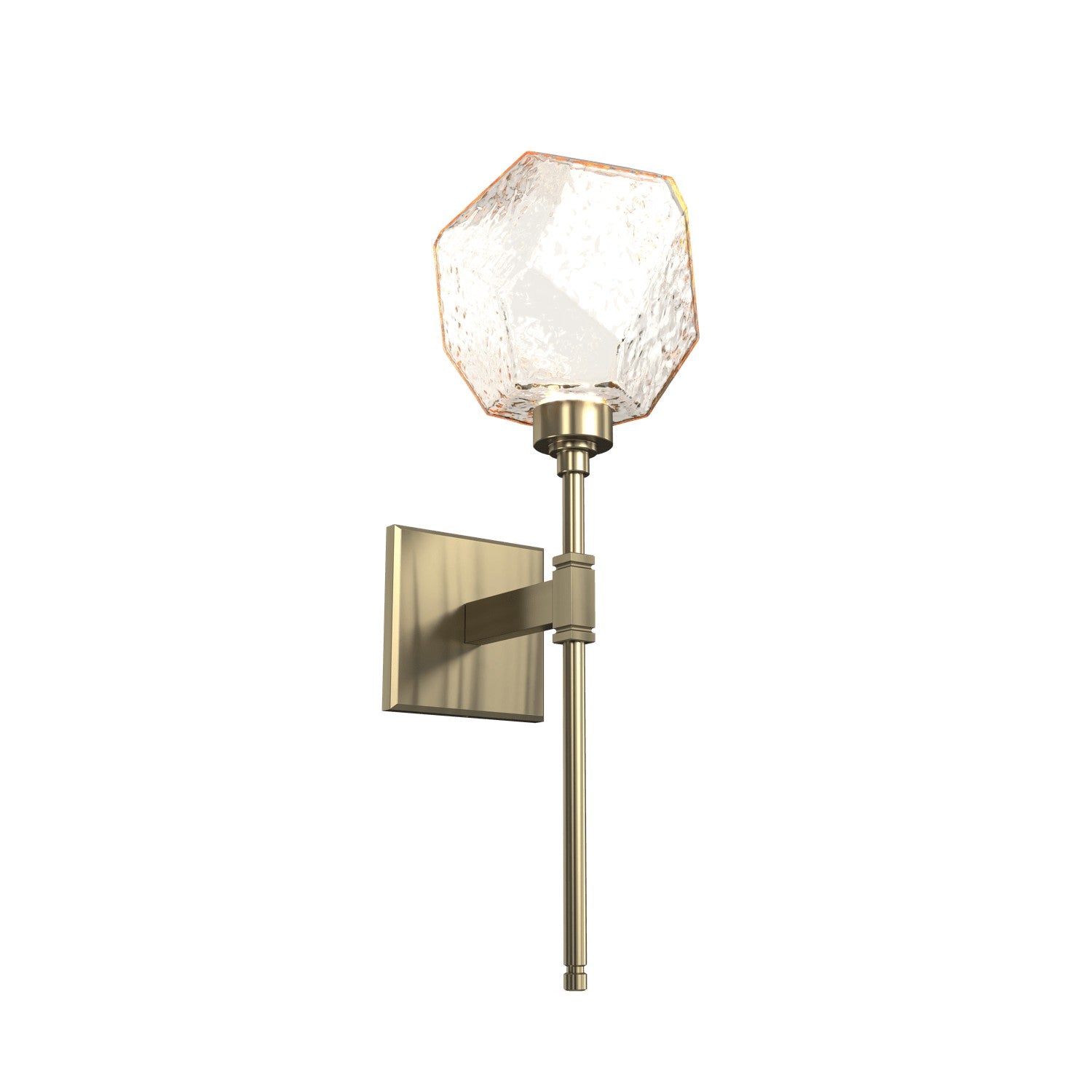 Hammerton Studio - IDB0039-08-HB-A-L1 - LED Wall Sconce - Gem - Heritage Brass