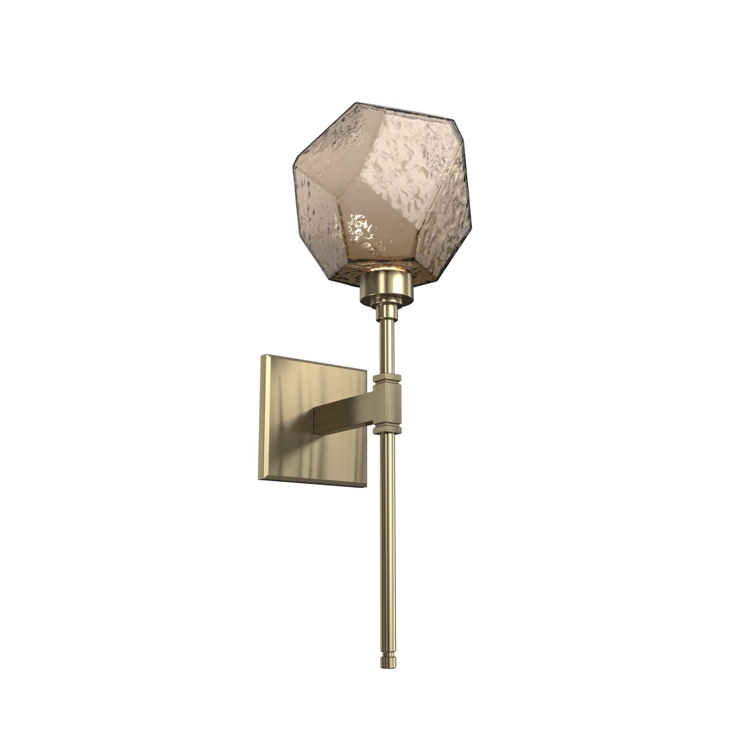 Hammerton Studio - IDB0039-08-HB-B-L1 - LED Wall Sconce - Gem - Heritage Brass