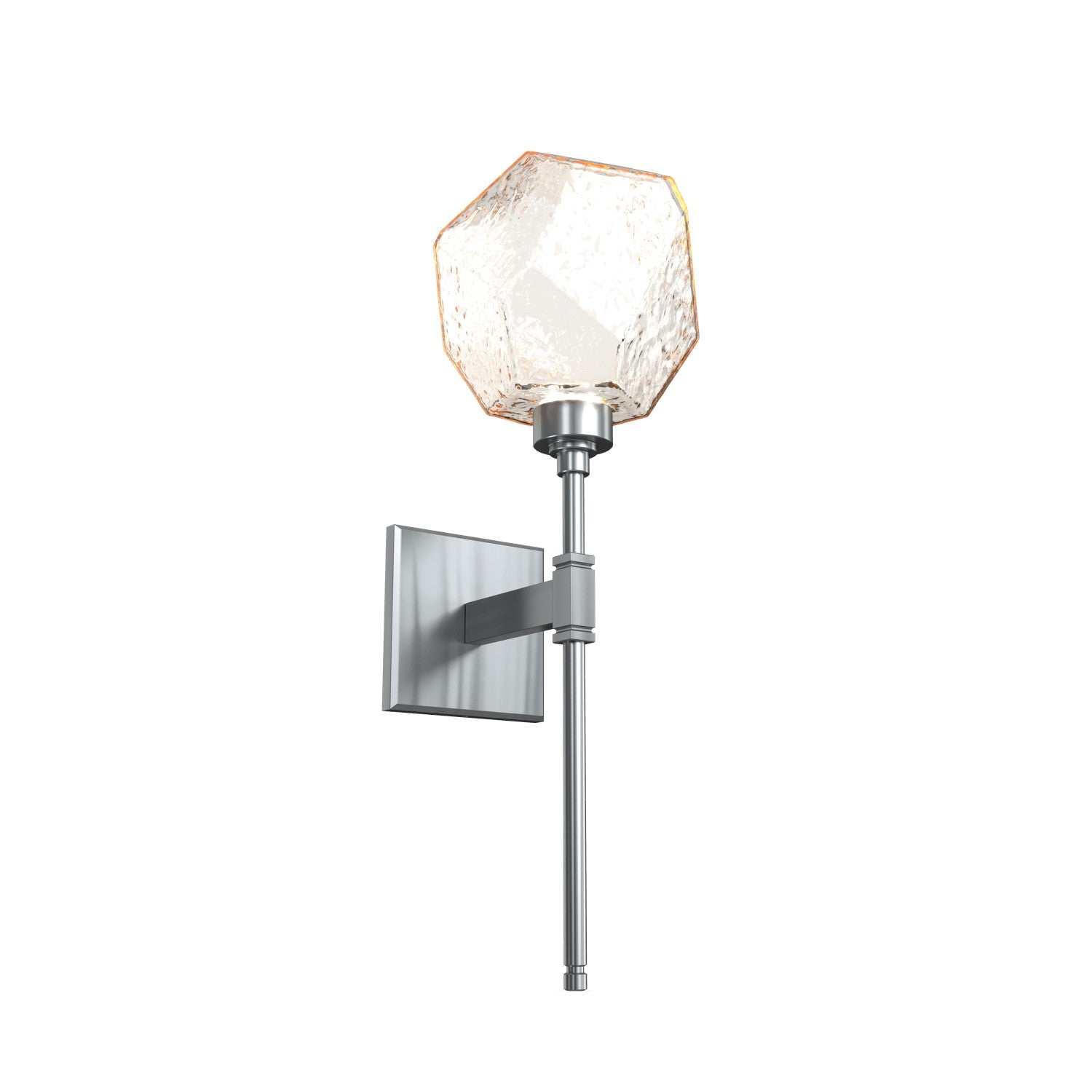 Hammerton Studio - IDB0039-08-SN-A-L1 - LED Wall Sconce - Gem - Satin Nickel