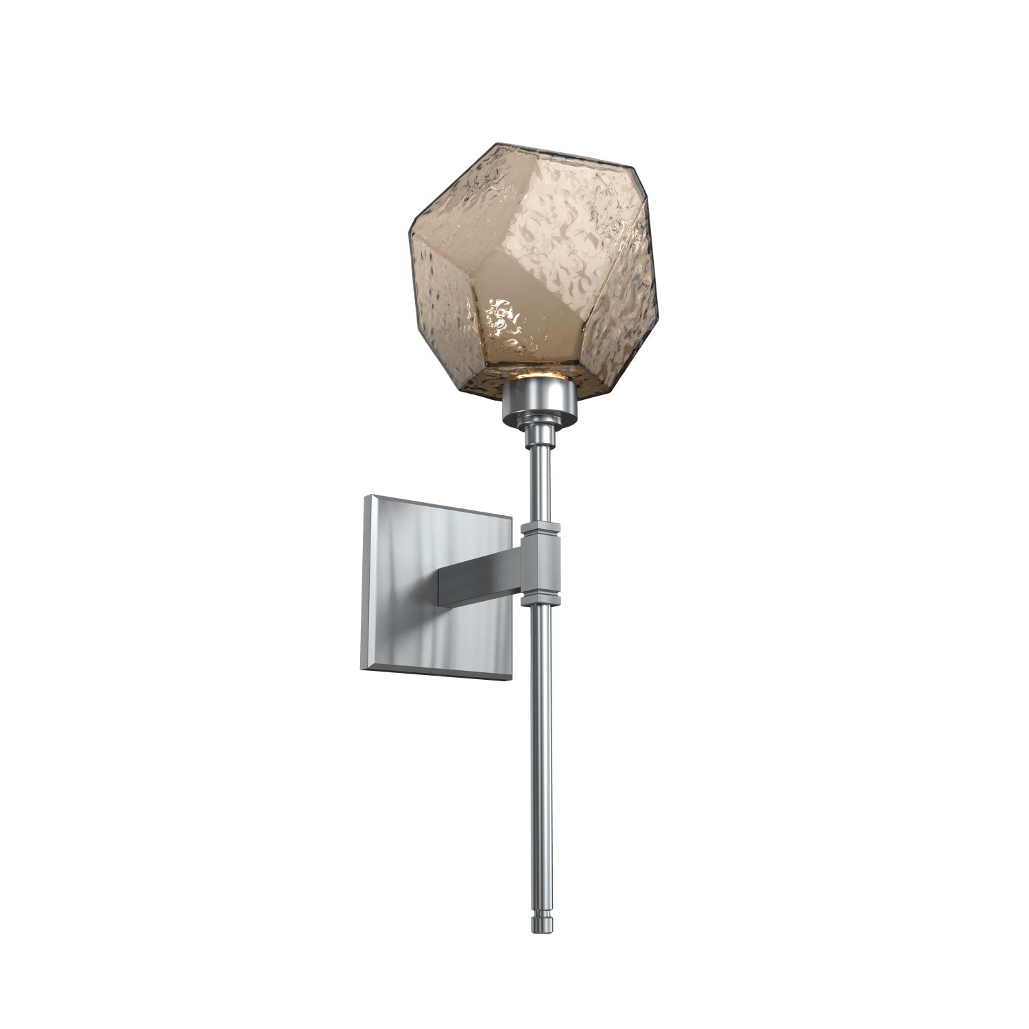 Hammerton Studio - IDB0039-08-SN-B-L1 - LED Wall Sconce - Gem - Satin Nickel