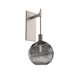 Hammerton Studio - IDB0047-22-BS-OS-E2 - One Light Wall Sconce - Optic Blown Glass - Beige Silver