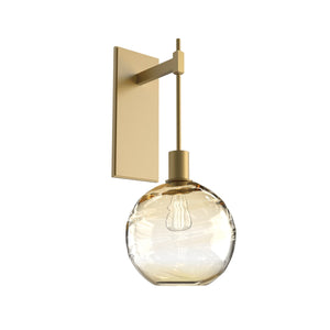 Hammerton Studio - IDB0047-22-GB-OA-E2 - One Light Wall Sconce - Optic Blown Glass - Gilded Brass