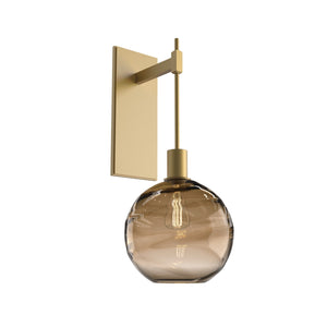 Hammerton Studio - IDB0047-22-GB-OB-E2 - One Light Wall Sconce - Optic Blown Glass - Gilded Brass