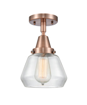 Innovations - 447-1C-AC-G172 - One Light Flush Mount - Caden - Antique Copper