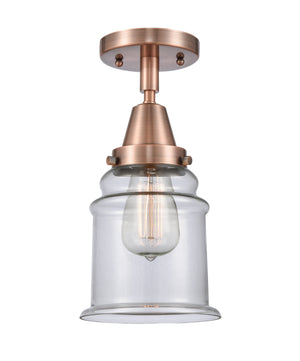 Innovations - 447-1C-AC-G182 - One Light Flush Mount - Caden - Antique Copper