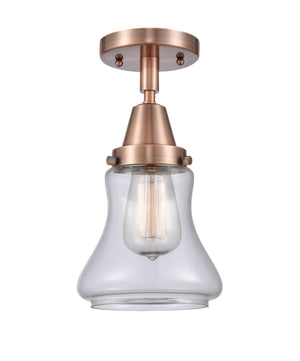 Innovations - 447-1C-AC-G192 - One Light Flush Mount - Caden - Antique Copper