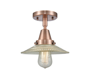 Innovations - 447-1C-AC-G2 - One Light Flush Mount - Caden - Antique Copper