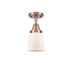 Innovations - 447-1C-AC-G51 - One Light Flush Mount - Caden - Antique Copper