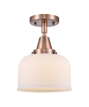 Innovations - 447-1C-AC-G71 - One Light Flush Mount - Caden - Antique Copper