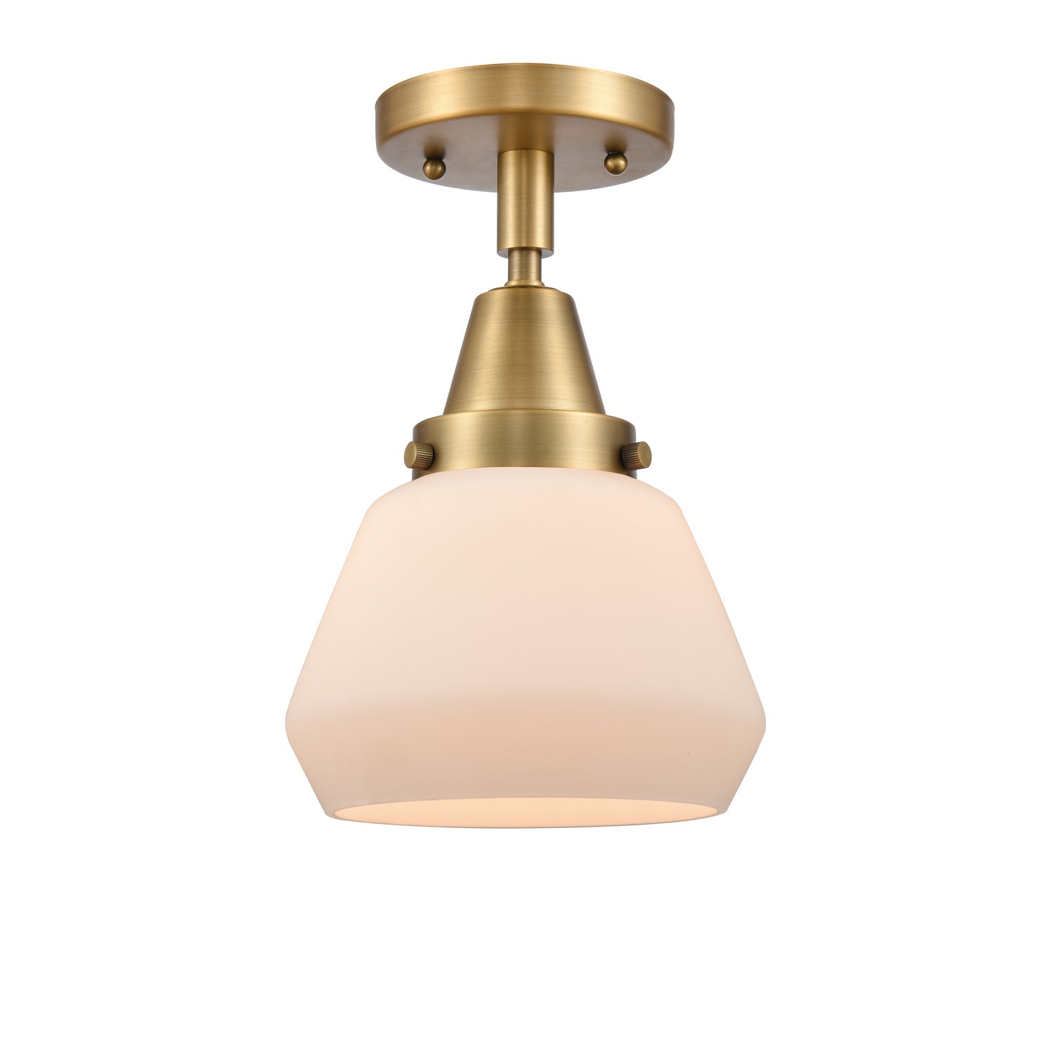 Innovations - 447-1C-BB-G171 - One Light Flush Mount - Caden - Brushed Brass